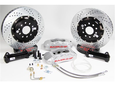 Baer 4261209S 13" Pro+ Brake Kit Front Silver, 1994-2004 Mustang