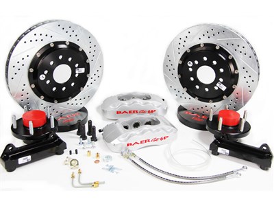 Baer 4261214S 13" Pro+ Brake Kit Front Silver, 1968-1969 Ford