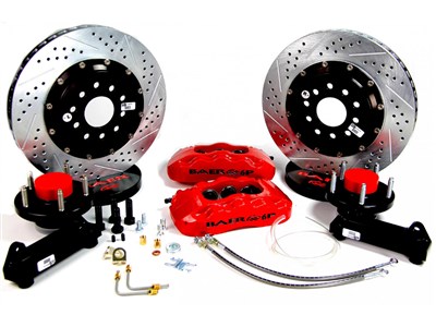 Baer 4261320R 14" Pro+ Brake Kit Front Red, For ChassisWorks