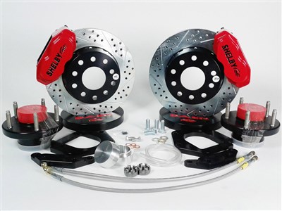 Baer 4261388R 11" SS4+ Shelby Edition Brake Kit Front Red, 1962-1969 Ford