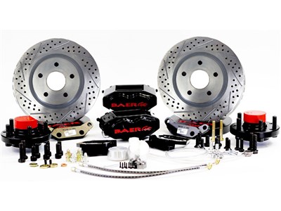 Baer 4261447B 13" SS4 Brake Kit Front Black, 1968-1969 Mustang W/OE Disc Brakes