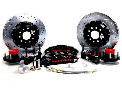 Baer 4301083B 14" Extreme+ Front Brake Kit Black, 1964-1972 GM A/F/X-Body Cars