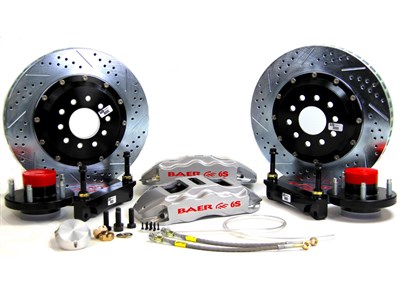 Baer 4301083S 14" Extreme+ Front Brake Kit Silver, 1964-1972 GM A-Body