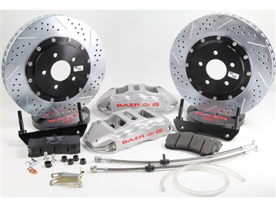 Baer 4301179S 14" Pro+ Brake Kit Front Silver, 1963-1982 Corvette