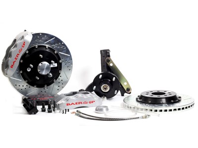 Baer 4301342S 13" Pro+ Brake Kit Front Silver, 1970-1981 Camaro-Firebird