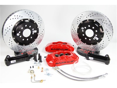 Baer 4301361R 14" Pro+ Brake Kit Front Red, 1984 Corvette