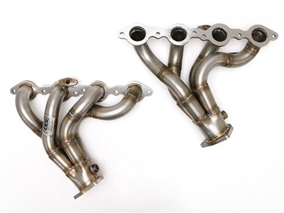 BBE FCOR-0257 1-3/4" to 1-5/8" Stepped Shorty Headers CARB-Legal for 2001-2004 Corvette C5 & Z06