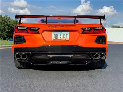 BBE FCOR-0700 Fusion Exhaust System (ALL ValveS) 4-1/2" Round Polished Tips for 2020-up Corvette C8