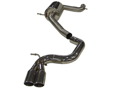 BBE FPIM-0470 Sport Cat-Back Exhaust 3" Single Side Twin Round Tips for 2005-2009 Audi A3