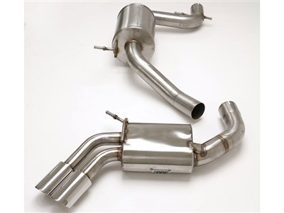 BBE FPIM-0471 Stealth Cat-Back Exhaust 3" Single Side Twin Round Tips for 2005-2009 Audi A3