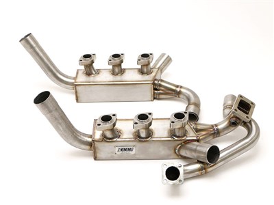 BBE FPOR-0110 1-5/8" Headers with Heat Exchangers for 1979-1989 Porsche 930 / 911 Turbo