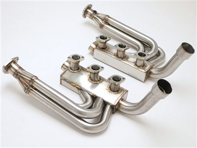 BBE FPOR-0600 1-3/4" Headers with Heat Exchangers for 1990-1994 Porsche Carrera 2/4