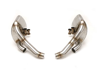 BBE FPOR-0875 Rear Exhaust Uses OE Tips for 2005-2008 Porsche 997 Carrera, Carrera 4, Targa 3.6