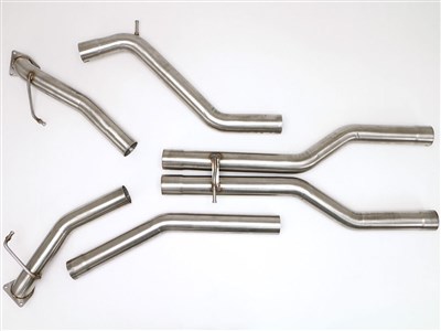 BBE FPOR-0930 Race Mid-Pipes for 2003-2006 Porsche Cayenne Twin-Turbo