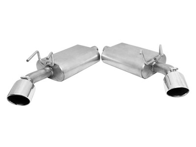 Gibson 320001 Dual Aluminized Axle-Back Exhaust for 2010-2015 Camaro 3.6L