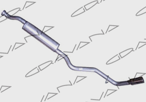 Gibson 615532 Single Stainless CatBack Exhaust for 2006-2011 HHR 2.2L-2.4L