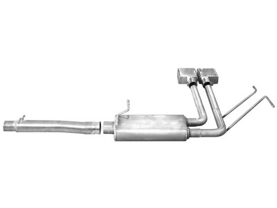 Gibson 65675 Super Truck Stainless CatBack Exhaust for 2014-2018 Silverado/Sierra 1500 6.2L