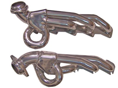 Gibson GP125S-1C Ceramic Coated 1-1/2" Headers for 1999-2005 F-250/F-350/Excursion 6.8L