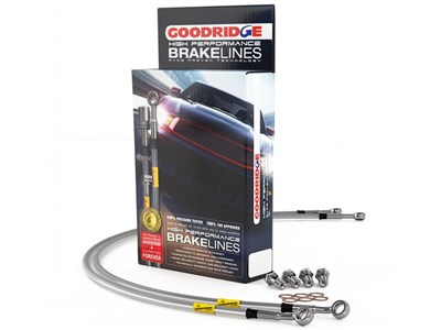 Goodridge 21192 Front Stainless Braided 2" Extended Brake Line Kit 2003-2006 Tundra with Lift Kit