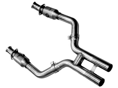 Kooks 11313610 3" x 2-1/2" Catted H-Pipe for 2005-2010 Mustang GT, Shelby & Bullitt