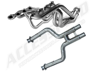 Kooks 1141H260 Long Tube 1-3/4" Headers & Competition H-Pipe for 2011-2014 Mustang GT