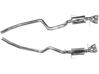 Kooks 11434200 3" Cat-Back Exhaust with Polished Tips for 2013-2014 Mustang Shelby GT500