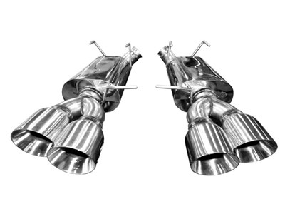 Kooks 11436200 3" Axle-Back Exhaust with Quad Polished Tips for 2013-2014 Mustang Shelby GT500