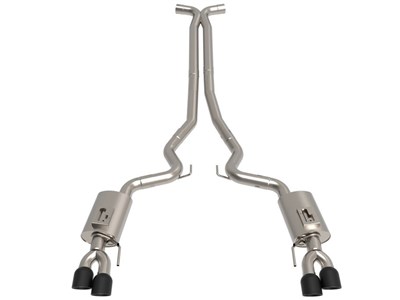 Kooks 11514160 3" Cat-Back Exhaust with X-Pipe & Black Tips for 2018-2023 Mustang 5.0