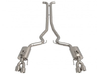 Kooks 11514450 3" Cat-Back Exhaust with H-Pipe & Polished Tips for 2018-2023 Mustang 5.0