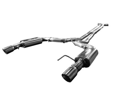 Kooks 11515101 3" Connection-Back Exhaust with X-Pipe & Polished Tips for 2015-2017 Mustang 5.0