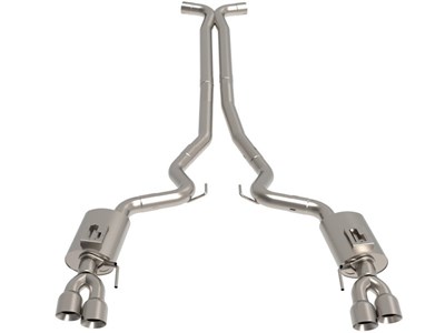 Kooks 11515150 3" Connection-Back Exhaust with X-Pipe & Polished Tips for 2018-2023 Mustang 5.0