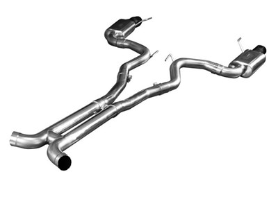 Kooks 11515411 Connection-Back 3" OEM Competition Exhaust with Black Tips for 2015-2017 Mustang 5.0