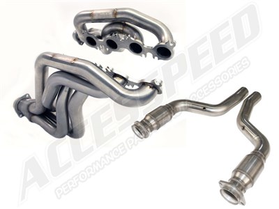 Kooks 1156H630 Long Tube 2" x 3" Headers & GREEN Catted Pipes for 2020-2022 Mustang Shelby GT500