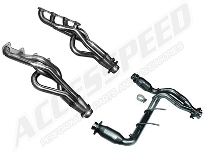 Kooks 1350H030 Long Tube 1-5/8" Headers & GREEN Catted Connect-Pipe for 2008-2014 Ford/Lincoln 5.4