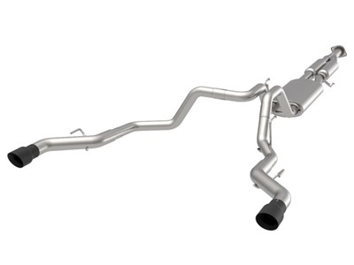 Kooks 13604220 3" x Dual 2-1/2" Cat-Back Exhaust with Black Tips for 2015-2020 Ford F150 2.7 3.5 5.0