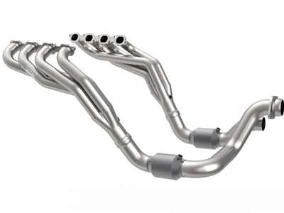 Kooks 1400H430 Long Tube 1-7/8" Headers & GREEN Catted Pipes for 2020-2022 Ford F250 F350 7.3 Gas