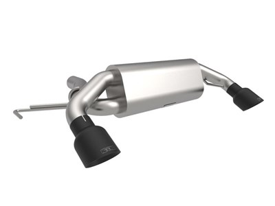 Kooks 15016210 Dual-Exit 2-1/2" Axle-Back Exhaust with Black Tips for 2021+ Ford Bronco 2.3 2.7