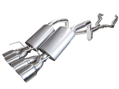 Kooks 21606300 2-1/2" Axle-Back Exhaust with Polished Tips for 2009-2013 Chevrolet Corvette C6