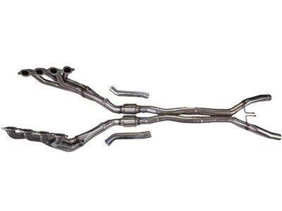 Kooks 2170H6SS 2" Headers X-Pipe HO Cats Race Pipes Street-Strip Package for 2014-2019 Corvette C7