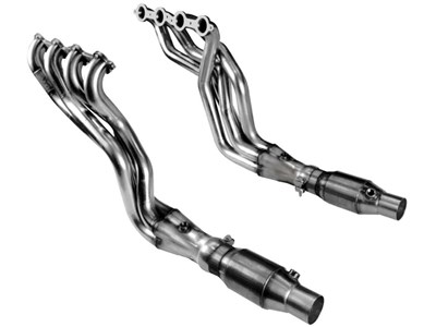 Kooks 2251H430 Long Tube 1-7/8" Headers & GREEN Catted OEM-Connect Pipes for 2014-2015 Camaro Z28