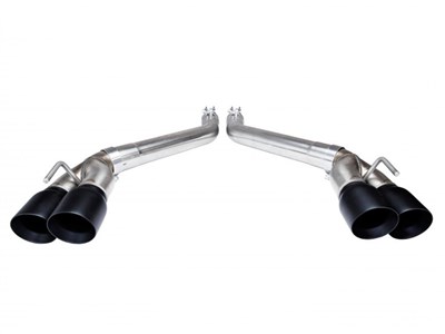 Kooks 22606280 3" Muffler-Delete Axle-Back Exhaust with Quad Black Tips for 2016-2024 Camaro SS ZL1