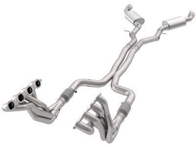 Kooks 2260F430 Long Tube 1-7/8" Headers & GREEN Catted Exhaust for 2016-2024 Camaro SS ZL1