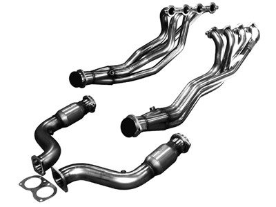 Kooks 2411H430 Long Tube 1-7/8" Headers & GREEN Catted Connect Pipes for 2004 Pontiac GTO