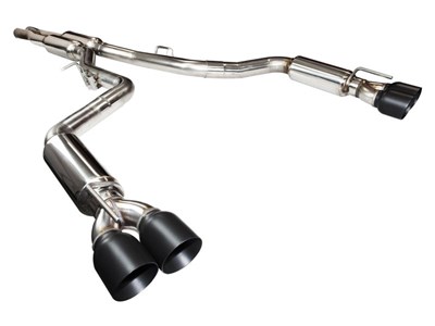 Kooks 31634310 Connection-Back 3" Race Exhaust with Black Tips 2015-2022 Dodge Challenger Hellcat