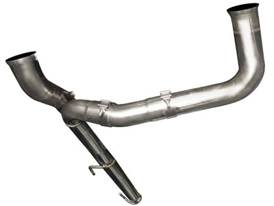 Kooks 35003100 Stainless 2-1/2" x 3" Competition-Only Y-Pipe for 2004-2008 Ram 1500 5.7