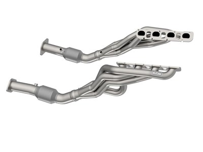 Kooks 3521H440 Long Tube 1-7/8" Headers & HO GREEN Catted Connect Pipes for 2021-up Ram 1500 TRX