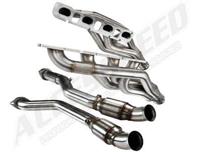 Kooks 3610H231 Long Tube 1-3/4" Headers & GREEN Catted Pipes 2011-2023 Durango/Grand Cherokee 5.7