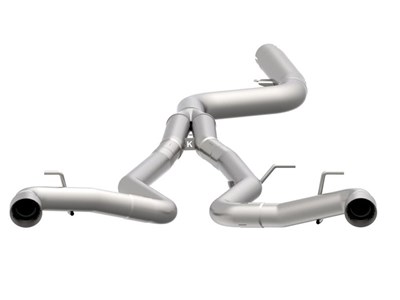 Kooks 44115200 3-1/2" Muffler Delete Cat-Back Exhaust with Polished Tips for 2020-2024 Toyota Supra