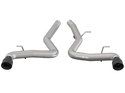 Kooks 44116210 3" Stainless Muffler-Delete Axle-Back Exhaust with Black Tips for 2020-2024 Toyota GR