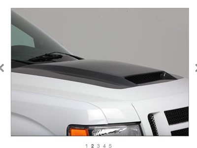 RK Sport 19013050 Ram Air Hood with Carbon Fiber Blister fits 2009-2013 Ford F-150